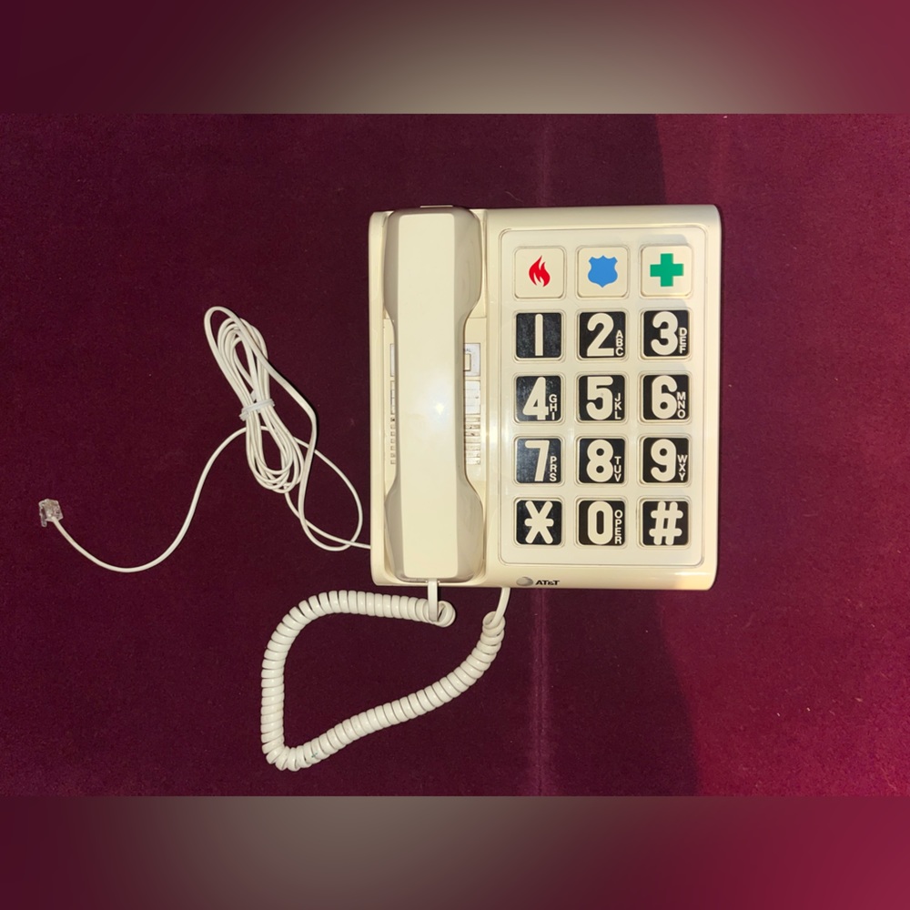 Retro AT&T Large Number Land Phone